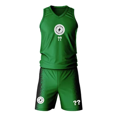 Kids Basketball Uniforms Personalized Customized Swingman Jersey - Grace Enforcers Green (Top+Shorts) - jerseystop