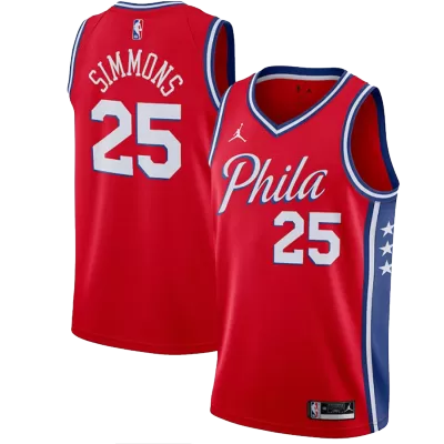 Men's Philadelphia 76ers Simmons #25 Swingman NBA Jersey - Icon Edition - jerseystop