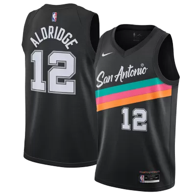 Men's San Antonio Spurs Aldridge #12 Swingman NBA Jersey - City Edition 2021 - jerseystop