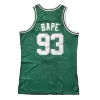 Men's BAPE #93 Boston Celtics Swingman Vintage NBA Jersey - jerseystop