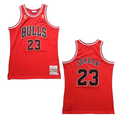 Men's Jordan #23 Chicago Bulls Vintage NBA Jersey 1996/97 - jerseystop