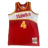 Men's Webb #4 Atlanta Hawks Vintage NBA Jersey 1986/87 - jerseystop