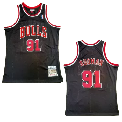 Men's Rodman #91 Chicago Bulls Swingman Vintage NBA Jersey 1997/98 - jerseystop