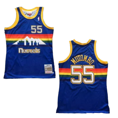 Men's Mutombo #55 Denver Nuggets Swingman Vintage NBA Jersey 1991/92 - jerseystop