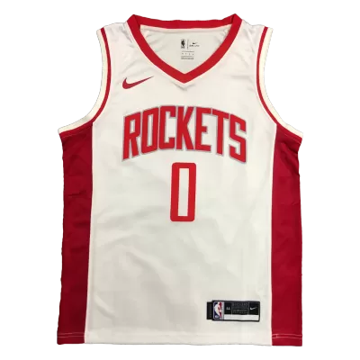 Men's Houston Rockets Russell Westbrook #0 Swingman NBA Jersey - Association Edition - jerseystop