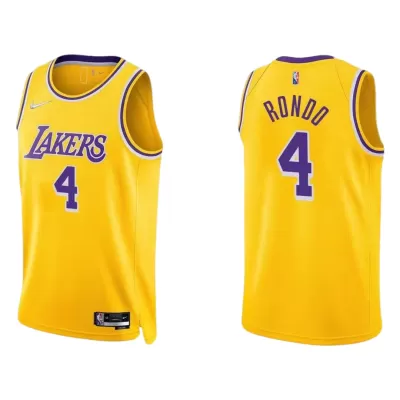 Men's Los Angeles Lakers Rajon Rondo #4 Swingman NBA Jersey - Icon Edition 2021/22 - jerseystop