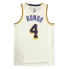 Men's Los Angeles Lakers Rajon Rondo #4 Swingman NBA Jersey - Icon Edition - jerseystop