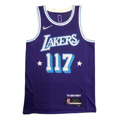 Men's Los Angeles Lakers MASTER CHIEF #117 Swingman NBA Jersey - City Edition 2021/22 - jerseystop