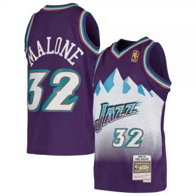 Men's Karl Malone #32 Utah Jazz Vintage NBA Jersey 1991/92 - jerseystop