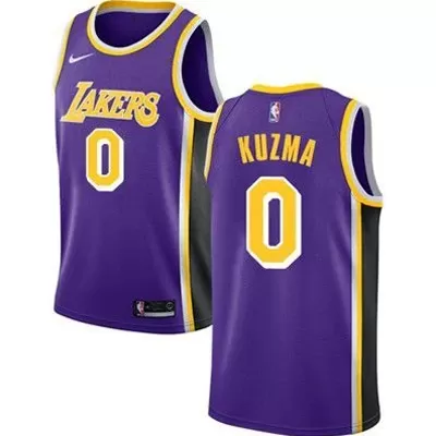 Men's Los Angeles Lakers Kuzma #0 Swingman NBA Jersey - Statement Edition - jerseystop