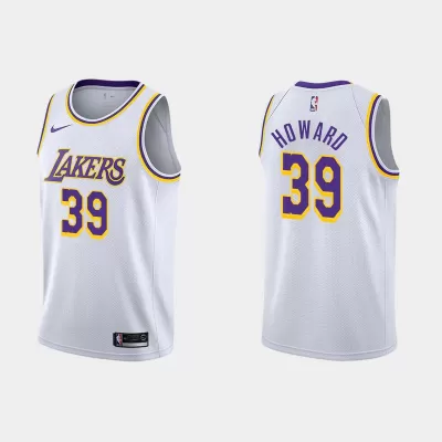 Men's Los Angeles Lakers Howard #39 Swingman NBA Jersey - Association Edition - jerseystop