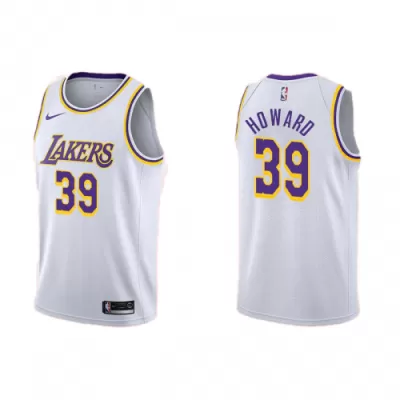 Men's Los Angeles Lakers Dwight Howard #39 Swingman NBA Jersey - Association Edition - jerseystop