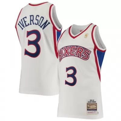 Men's #3 Philadelphia 76ers Vintage NBA Jersey - jerseystop