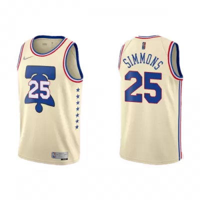 Men's Philadelphia 76ers Simmons #25 Swingman NBA Jersey 2021 - jerseystop