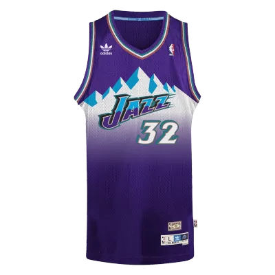 Men's Karl Malone #32 Utah Jazz Swingman Vintage NBA Jersey 1996/97 - jerseystop