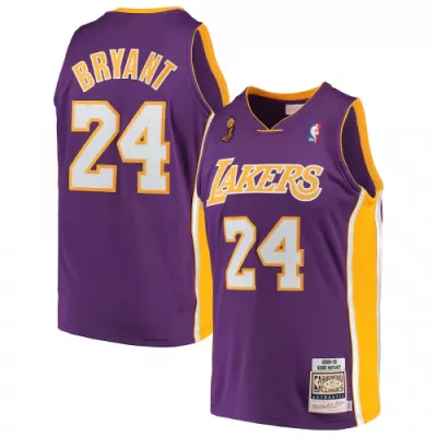 Men's Kobe Bryant #24 Los Angeles Lakers Vintage NBA Jersey 08/09 - jerseystop