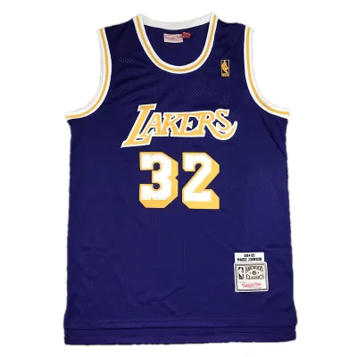 Men's Magic Johnson #32 Los Angeles Lakers Vintage NBA Jersey 84-85 - jerseystop