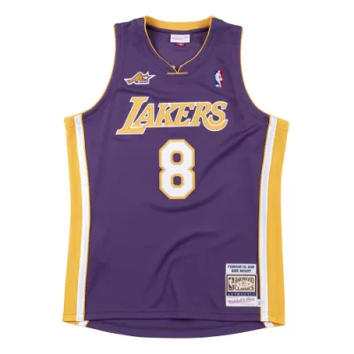 Men's Kobe Bryant #8 Los Angeles Lakers Vintage NBA Jersey 00-01 - jerseystop