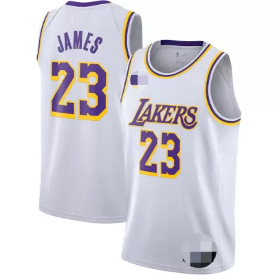 Men's Los Angeles Lakers James #23 Swingman NBA Jersey - Association Edition - jerseystop