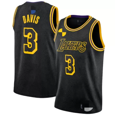 Men's Los Angeles Lakers Davis #3 Swingman NBA Jersey - City Edition - jerseystop