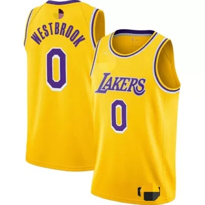 Men's Los Angeles Lakers Russell Westbrook #0 Swingman NBA Jersey - Icon Edition 2021 - jerseystop