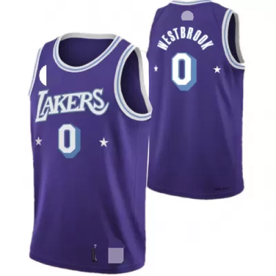 Men's Los Angeles Lakers Russell Westbrook #0 Swingman NBA Jersey - City Edition 2021/22 - jerseystop