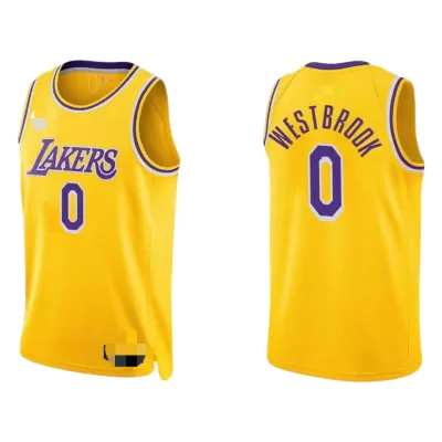 Men's Los Angeles Lakers Russell Westbrook #0 Swingman NBA Jersey - Icon Edition 2021/22 - jerseystop