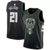 Men's Milwaukee Bucks Jrue Holiday #21 Swingman NBA Jersey - Statement Edition - jerseystop