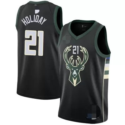 Men's Milwaukee Bucks Jrue Holiday #21 Swingman NBA Jersey - Statement Edition - jerseystop