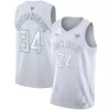 Men's Milwaukee Bucks Antetokounmpo #34 MVP NBA Jersey - jerseystop