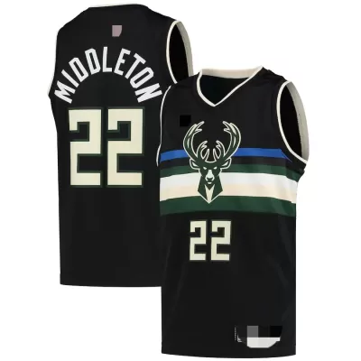 Men's Milwaukee Bucks Khris Middleton #22 Swingman NBA Jersey - Statement Edition 2020/21 - jerseystop