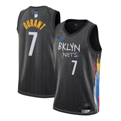 Men's Brooklyn Nets Durant #7 Swingman NBA Jersey - City Edition 2020/21 - jerseystop