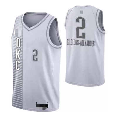 Men's Oklahoma City Thunder Shai Gilgeous-Alexander #2 Swingman NBA Jersey - City Edition 2021/22 - jerseystop