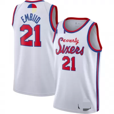 Men's Philadelphia 76ers Embiid #21 Swingman NBA Jersey 2019/20 - jerseystop