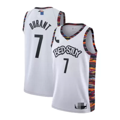 Men's Brooklyn Nets Durant #7 Swingman NBA Jersey - City Edition 2019/20 - jerseystop