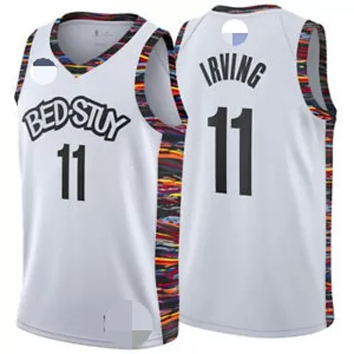 Men's Brooklyn Nets Irving #11 Swingman NBA Jersey - City Edition 2019/20 - jerseystop