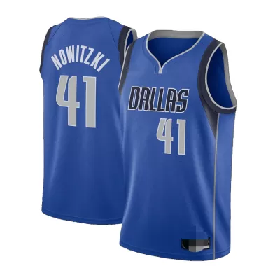 Men's Dallas Mavericks Nowitzki #41 Swingman NBA Jersey - Icon Edition - jerseystop