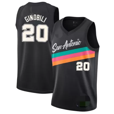 Men's San Antonio Spurs Manu Ginobili #20 Swingman NBA Jersey 2020/21 - jerseystop