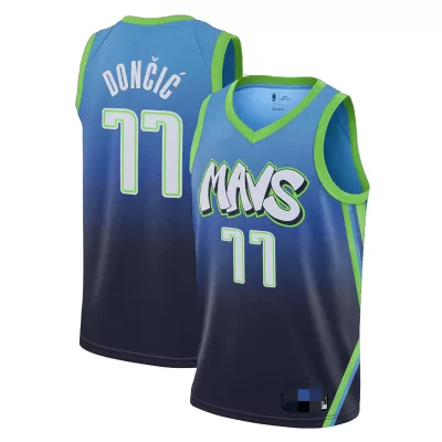 Men's Dallas Mavericks Doncic #77 Swingman NBA Jersey - City Edition 2020/21 - jerseystop