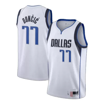 Men's Dallas Mavericks Doncic #77 Swingman NBA Jersey - Association Edition 2020/21 - jerseystop