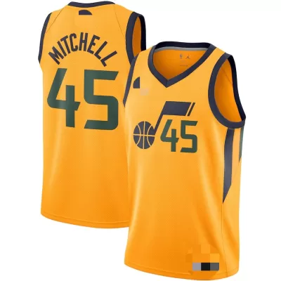 Men's Utah Jazz Mitchell #45 Swingman NBA Jersey - Statement Edition 2020/21 - jerseystop