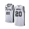 Men's San Antonio Spurs Manu Ginobili #20 Swingman NBA Jersey - Association Edition 2020/21 - jerseystop