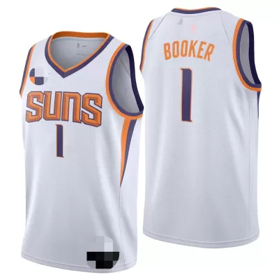 Men's Phoenix Suns Devin Booker #1 Swingman NBA Jersey - Association Edition 2019/20 - jerseystop