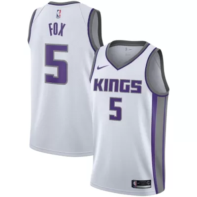 Men's Sacramento Kings De'Aaron Fox #5 Swingman NBA Jersey - Association Edition 2021/22 - jerseystop