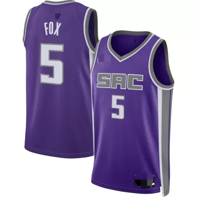 Men's Sacramento Kings De'Aaron Fox #5 Swingman NBA Jersey - Icon Edition 2021/22 - jerseystop