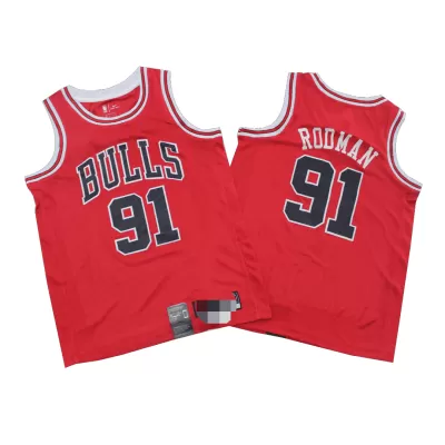 Men's Chicago Bulls Rodman #91 Swingman NBA Jersey - Icon Edition - jerseystop