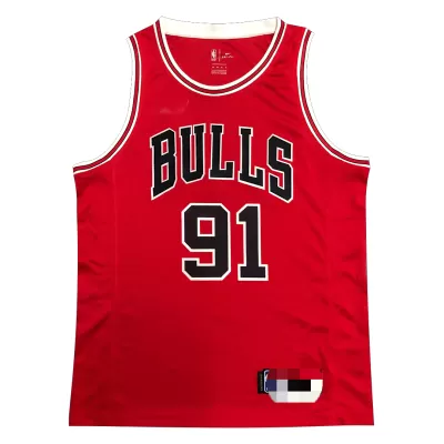 Men's Chicago Bulls Dennis Rodman #91 Swingman NBA Jersey - Icon Edition - jerseystop