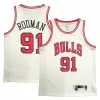 Men's Chicago Bulls Dennis Rodman #91 Swingman NBA Jersey - Association Edition - jerseystop