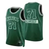 Men's Boston Celtics Dennis Schroder #71 Swingman NBA Jersey - City Edition 2021/22 - jerseystop