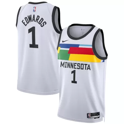 Men's Minnesota Timberwolves Anthony Edwards #1 Swingman NBA Jersey - City Edition 2022/23 - jerseystop